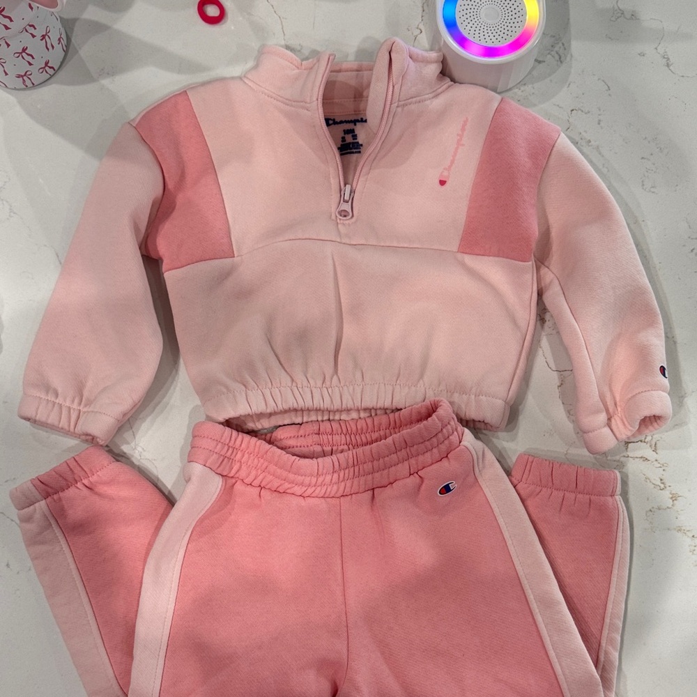 Champion Kids Pink Sweatpants & Joggers Set